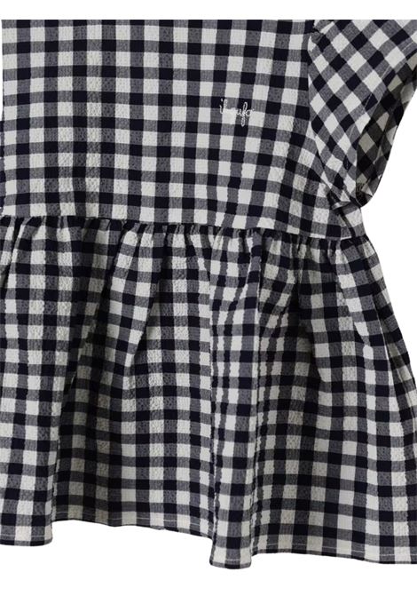 Baby girl's cotton blouse IL GUFO | CC105C3161/MABIANCO/BLU